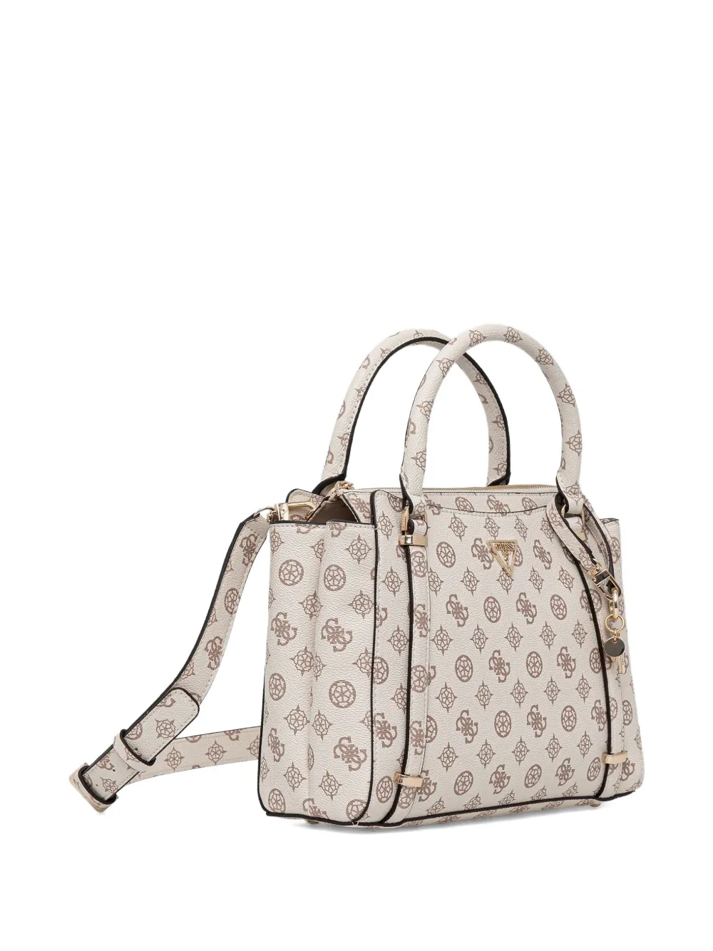 GUESS USA monogram charm-detail tote bag - Beige