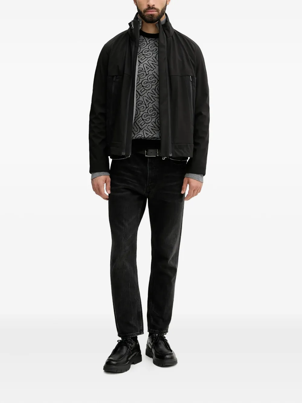 GUESS USA lettering crewneck sweater | Knitted Sweaters | Image 2