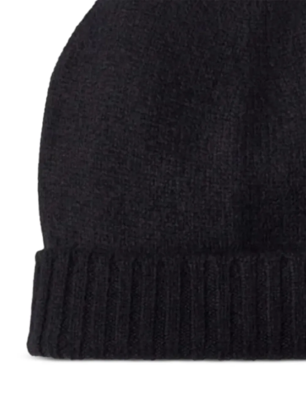 Kujten ribbed cashmere beanie hat - Zwart