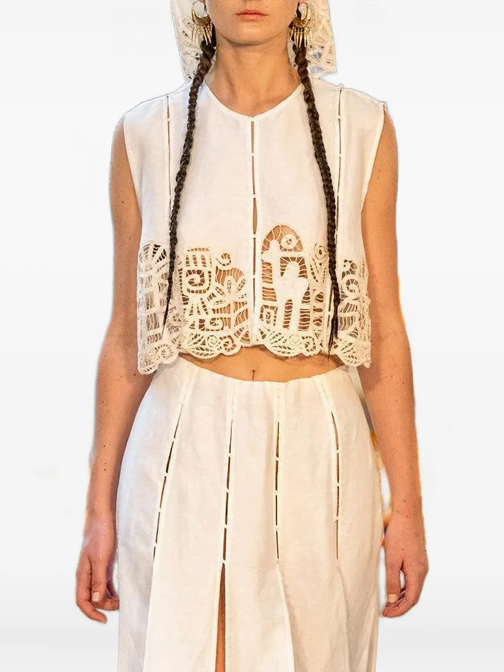 ALEMAIS Top Rosemary - Bianco