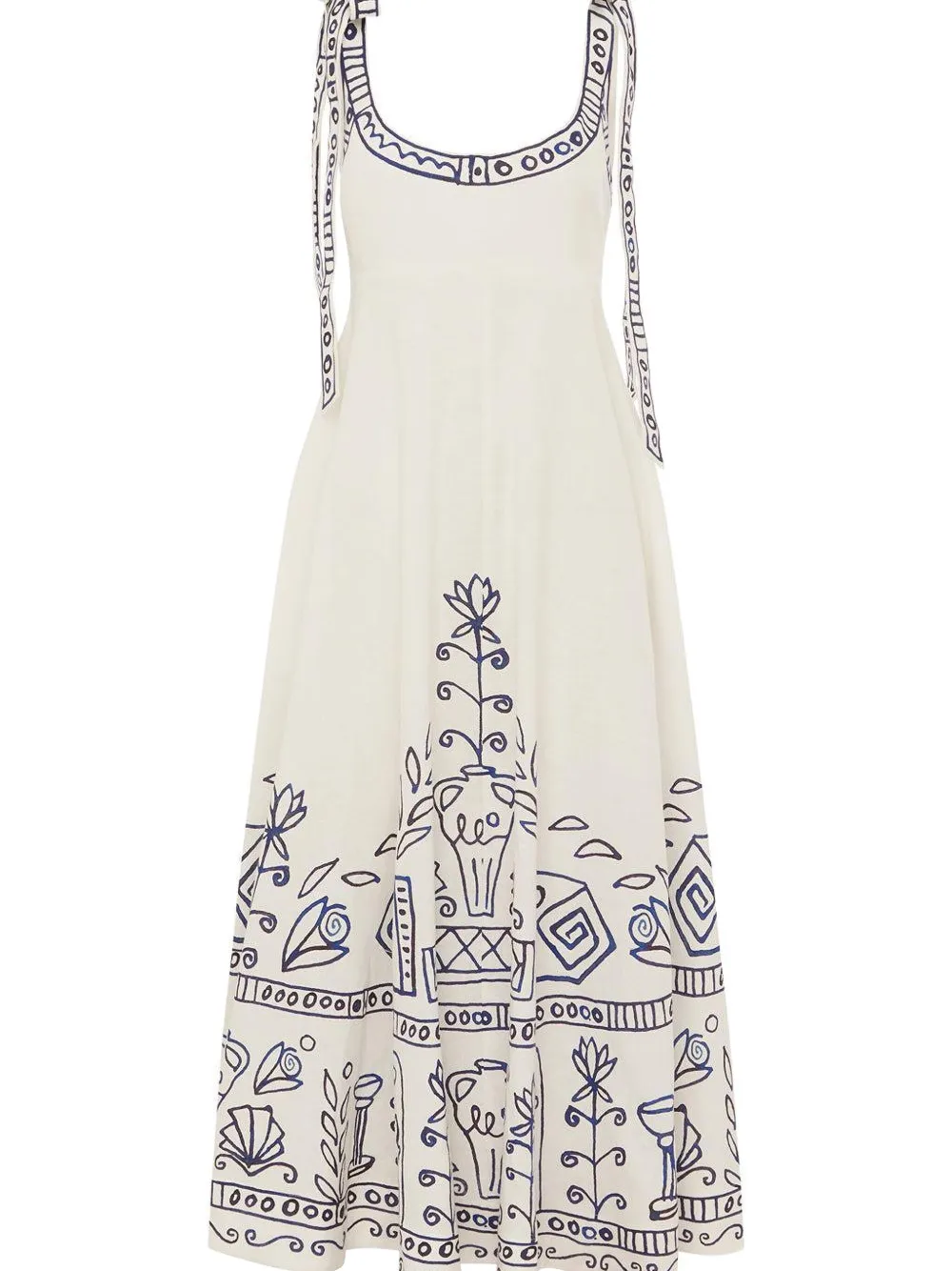 ALEMAIS Leela midi dress - Beige