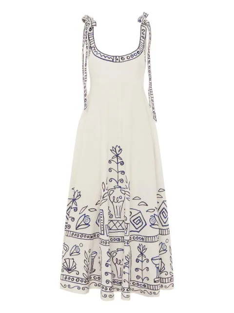 ALEMAIS Leela midi dress