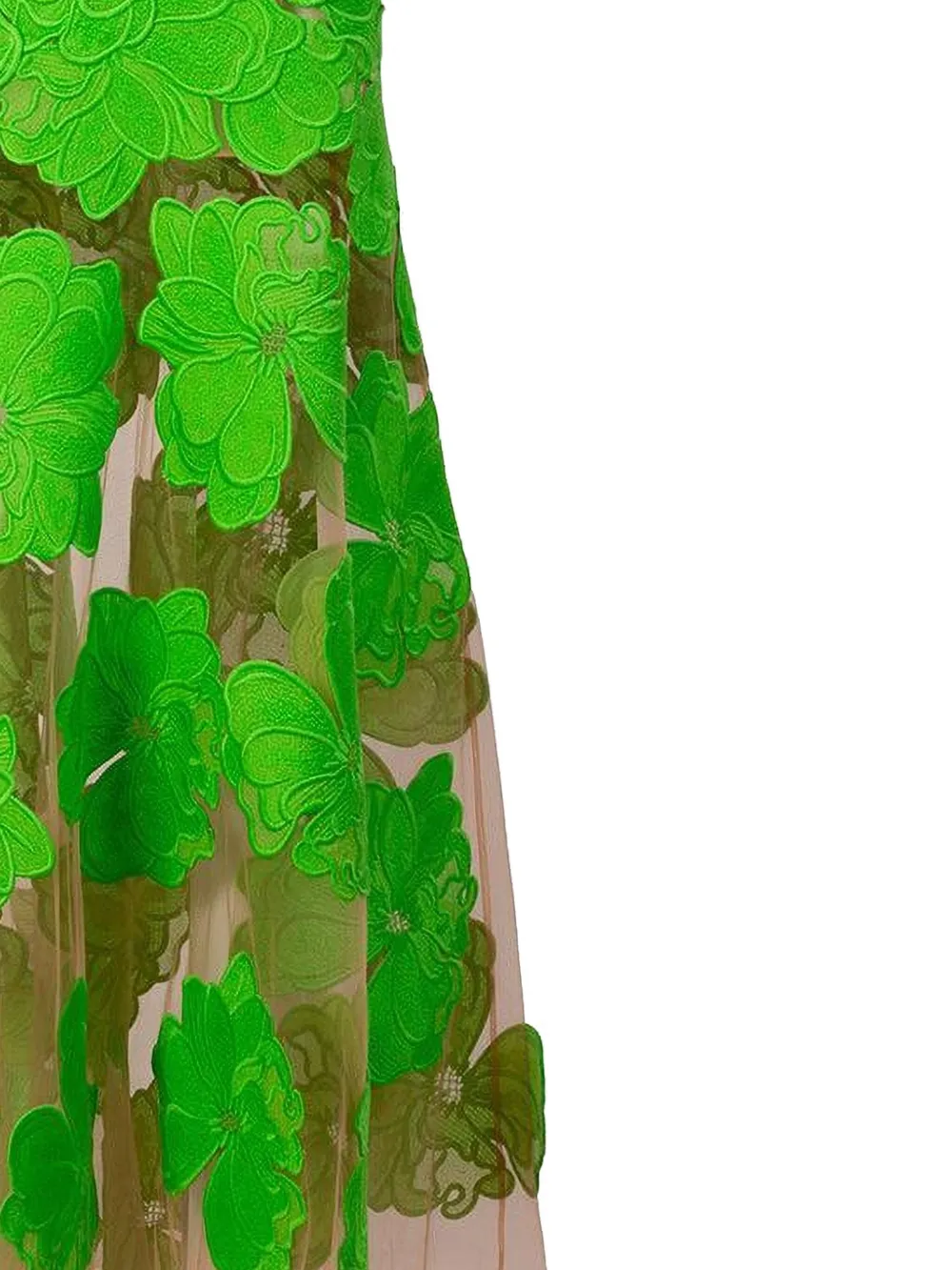 Silvia Tcherassi Mab maxi-jurk met bloemenprint - Groen
