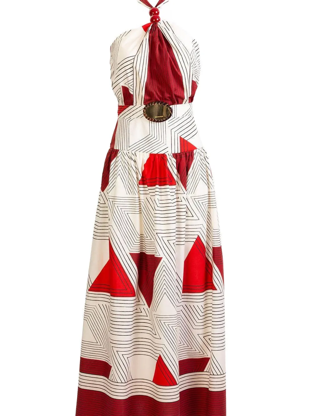 Silvia Tcherassi Lana midi-jurk - Wit