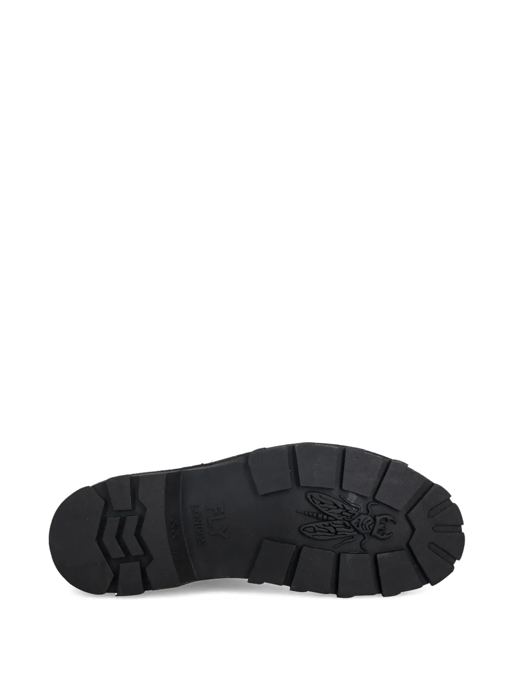 Fly London lace-up lug-sole boots Zwart