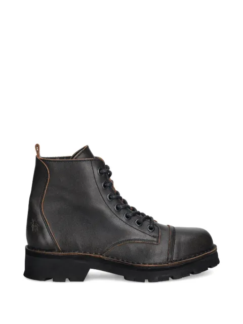 Fly London lace-up lug-sole boots