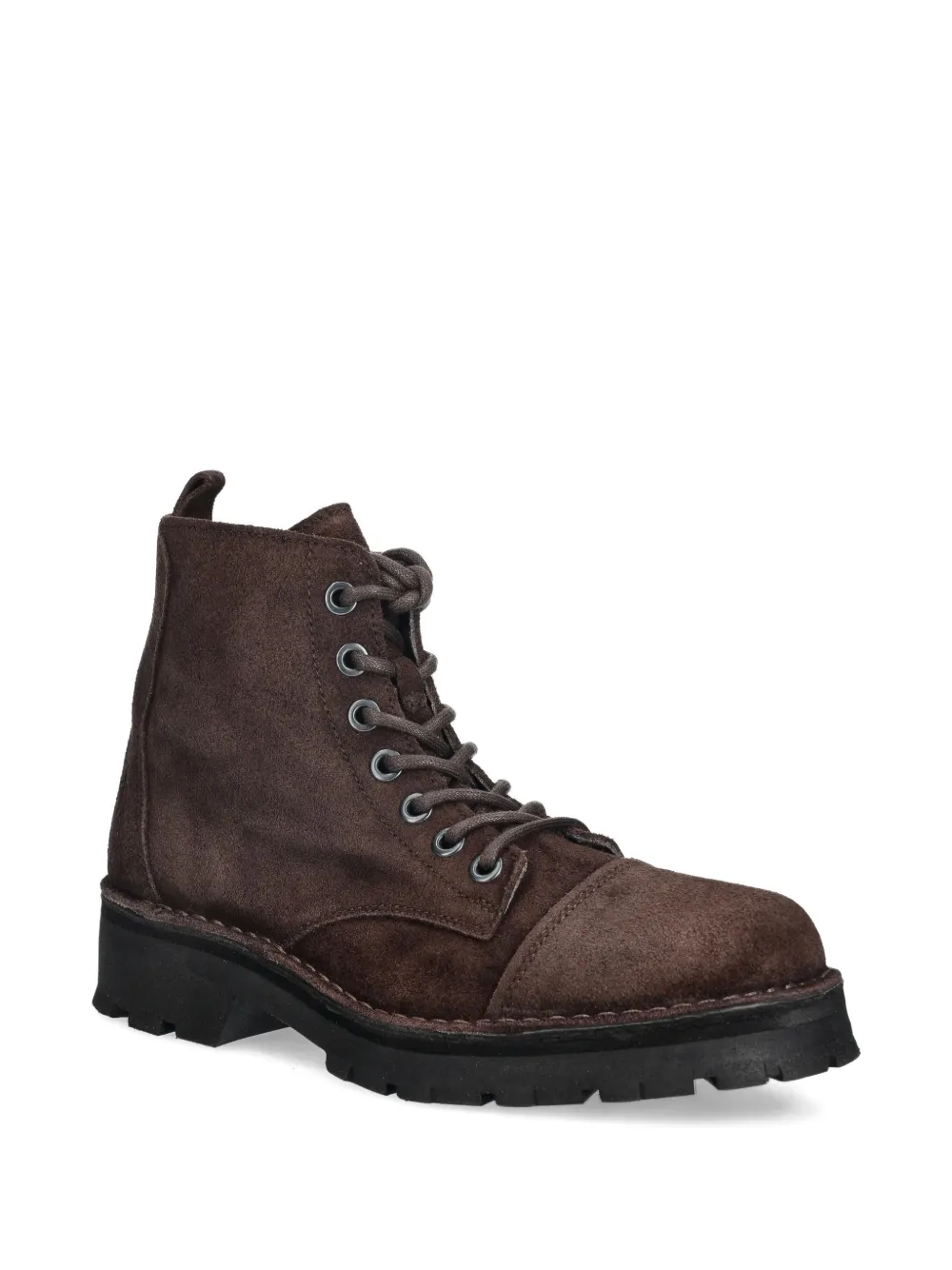 Fly London lace-up lug-sole hiking boots Bruin
