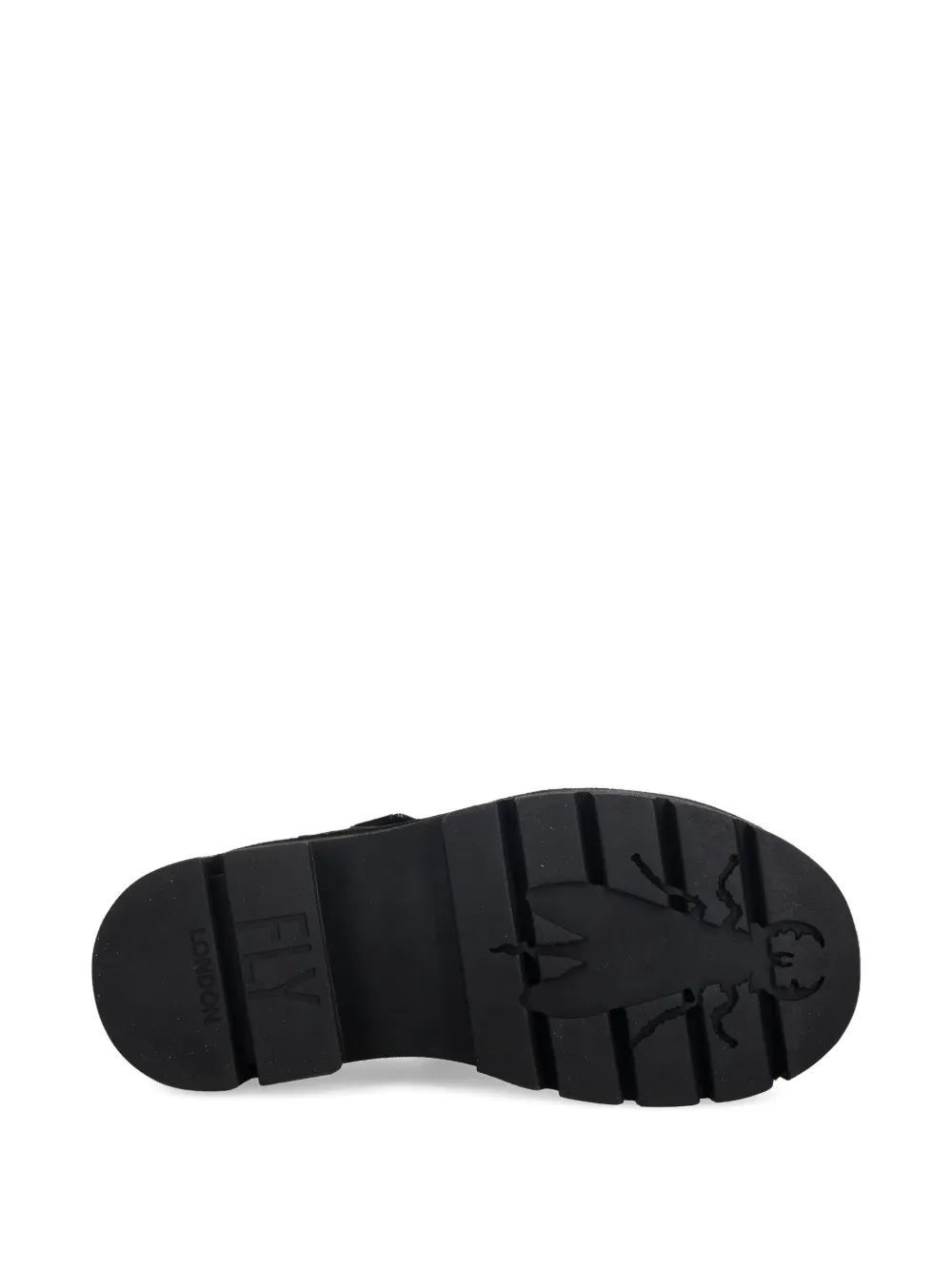 Fly London buckle-strap boots Zwart