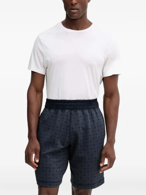 Emporio Armani shorts de pijama con logo estampado