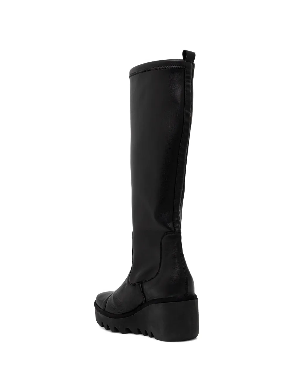 Fly London round-toe knee-high boots Zwart