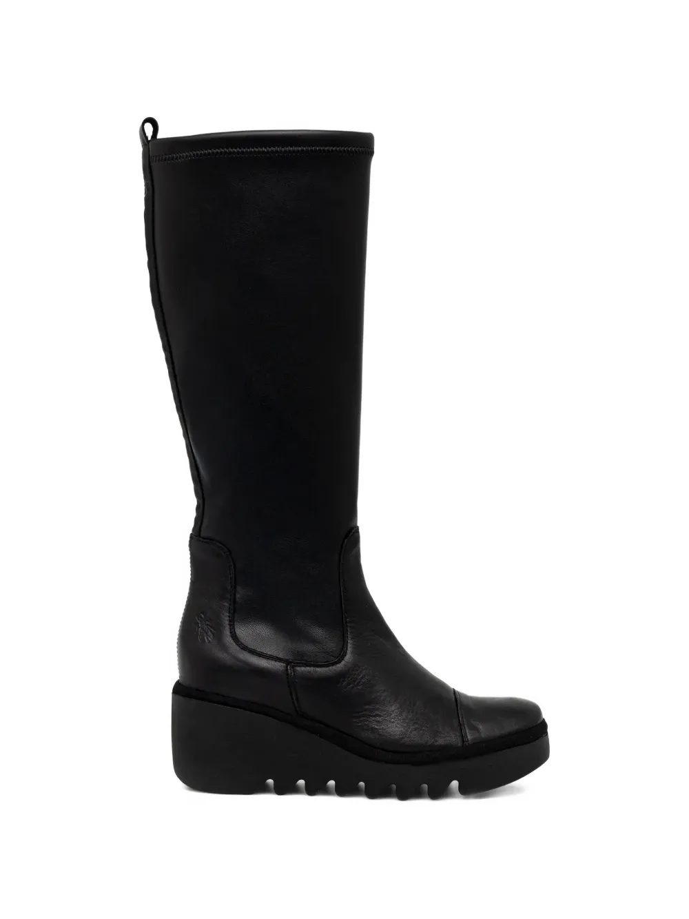 Fly London round-toe knee-high boots Zwart