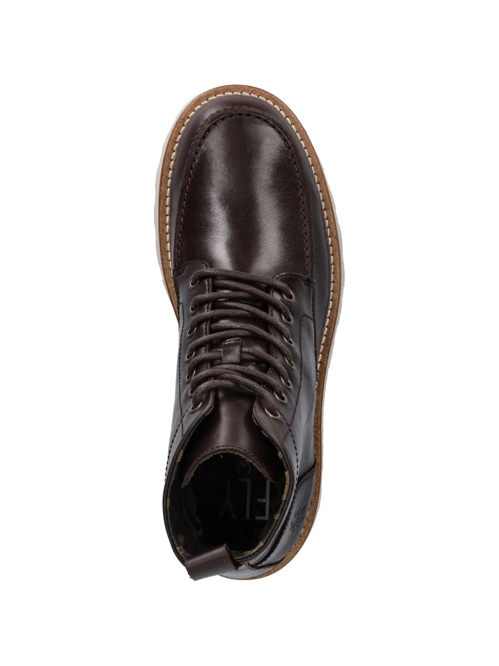 Fly London lace-up lug-sole boots Bruin