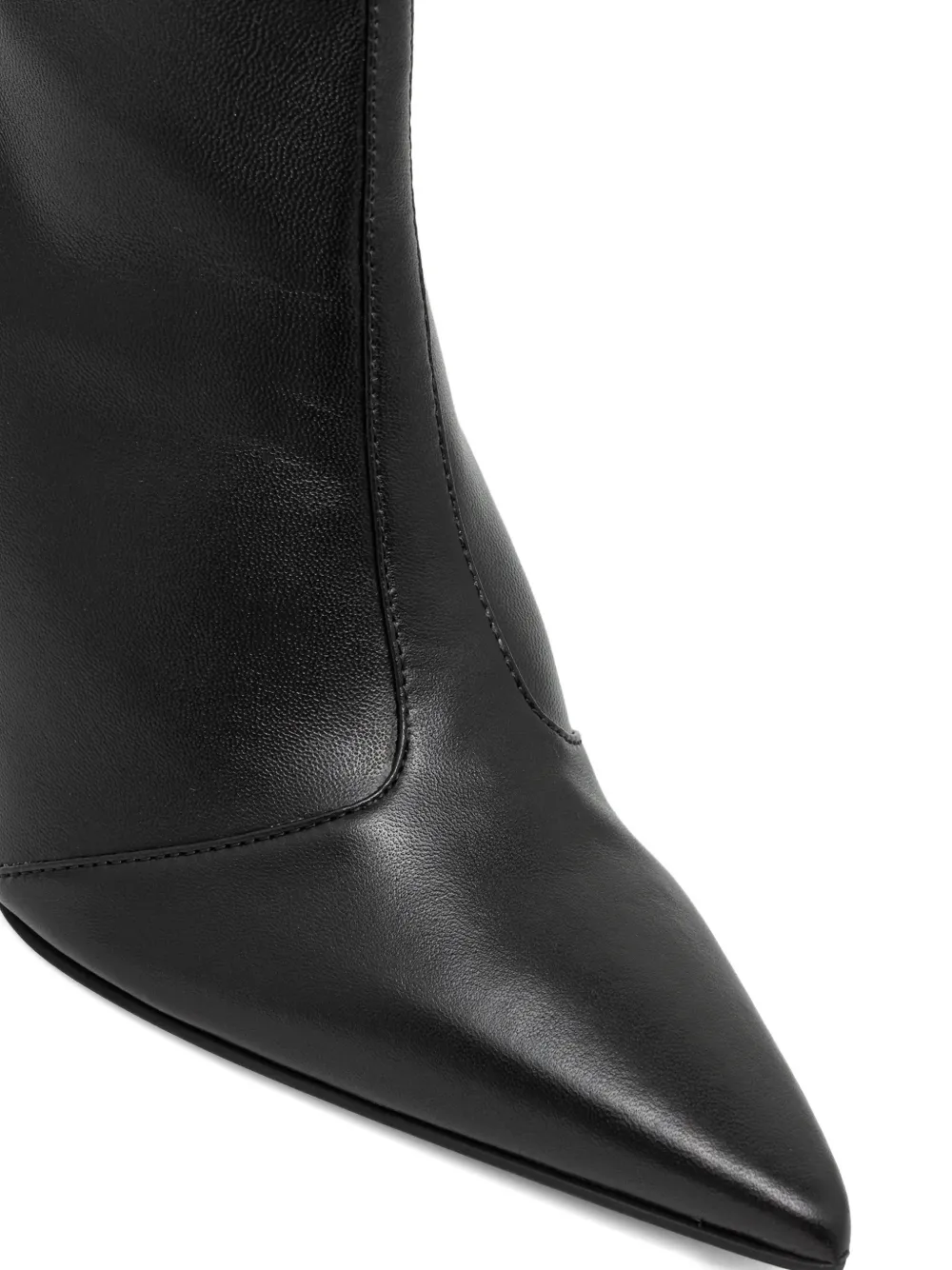 Furla strap pointed boots Zwart