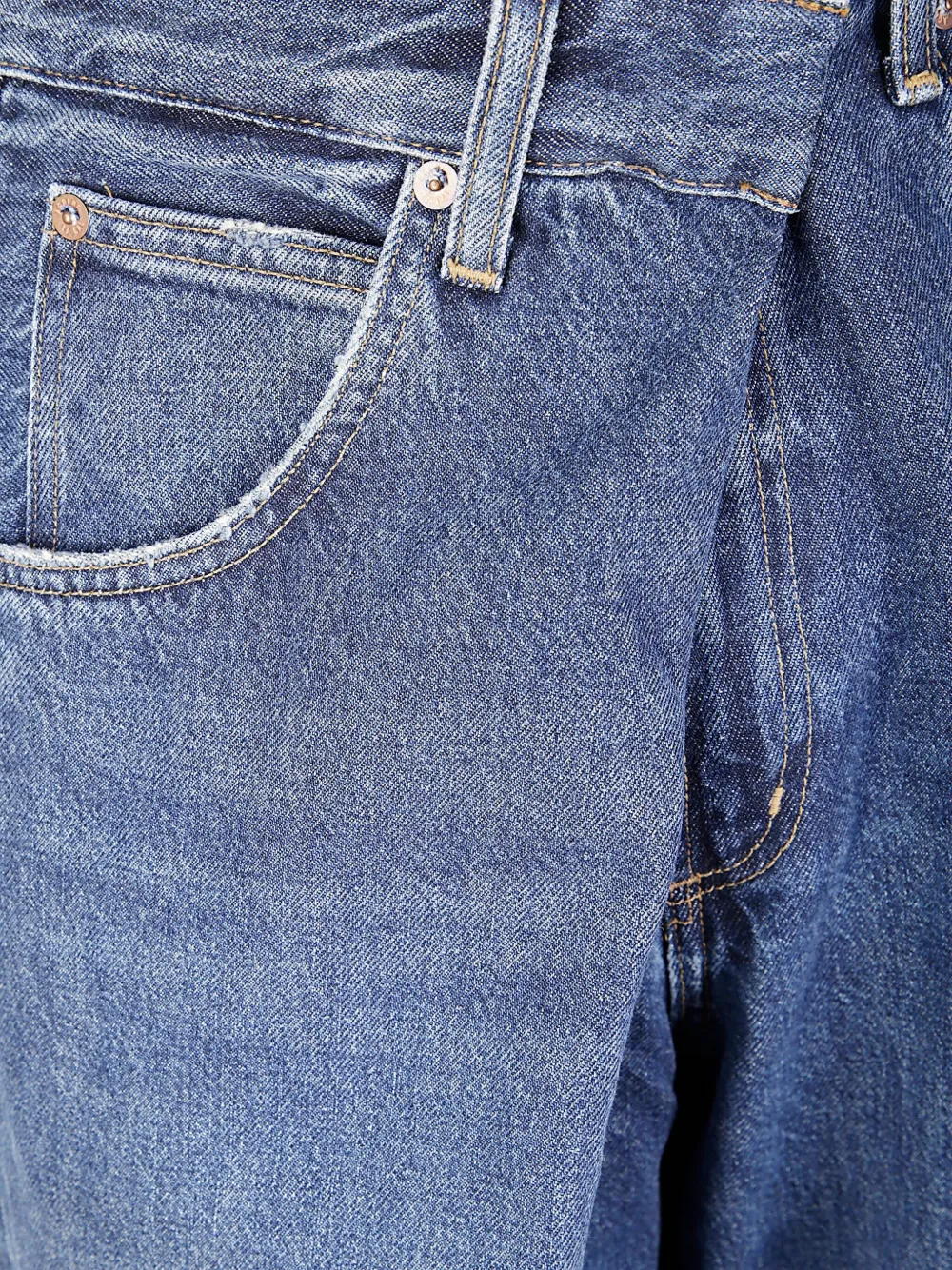 AGOLDE Vana jeans met vijf zakken Blauw
