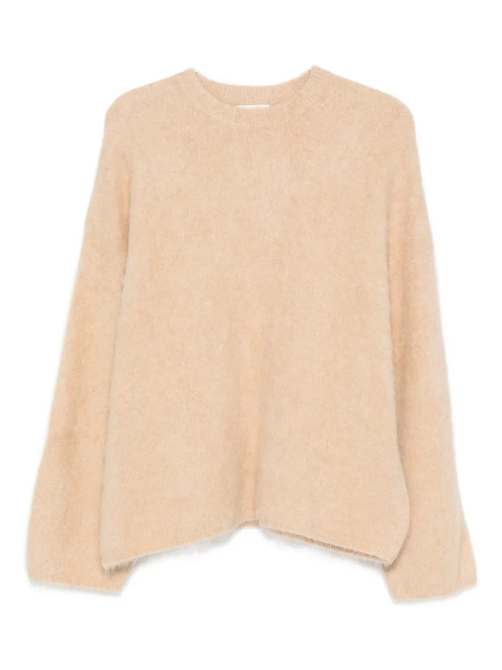 Soft Goat crew-neck long-sleeve knitwear - Marrone