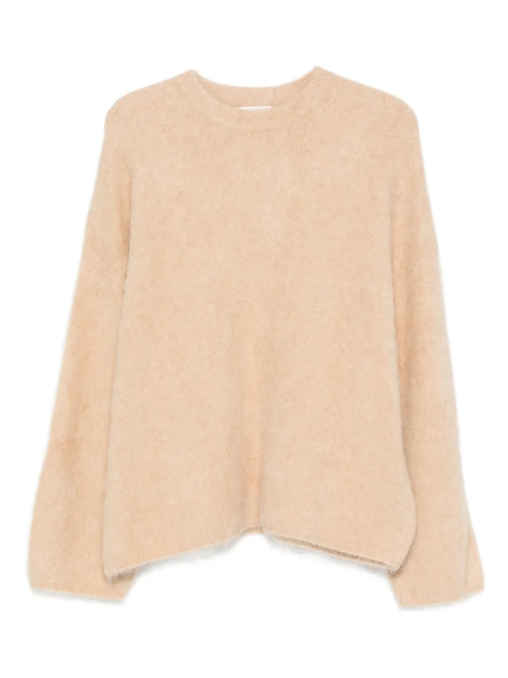 Soft Goat crew-neck long-sleeve knitwear - ブラウン