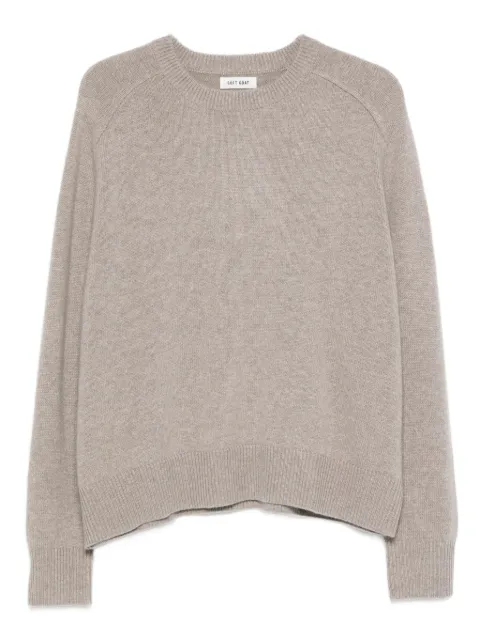 Soft Goat pull nervuré Boyfriend à col rond