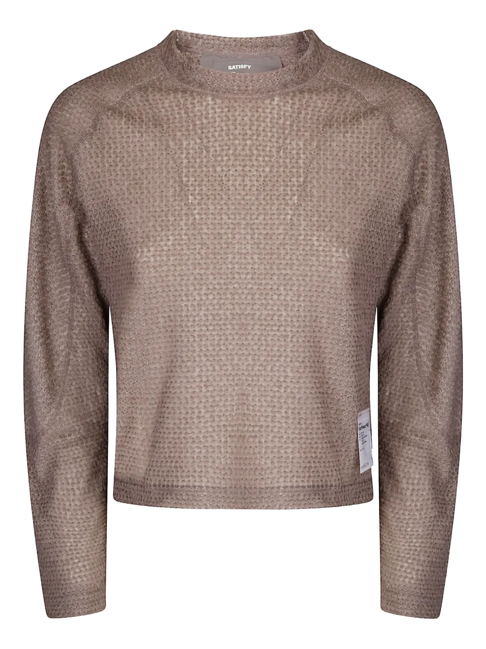 Satisfy logo-patch shirt | Neutrals | Image 1