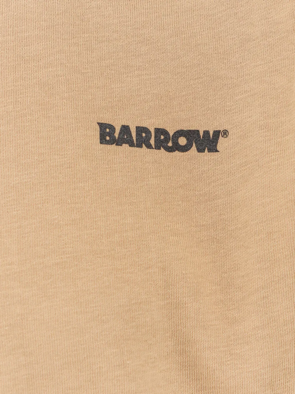 Barrow Logo-label T-shirt In Brown