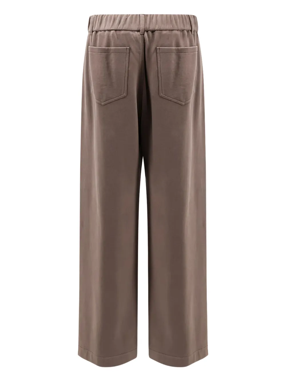 Brunello Cucinelli Women Cotton Jogging Trousers In Brown