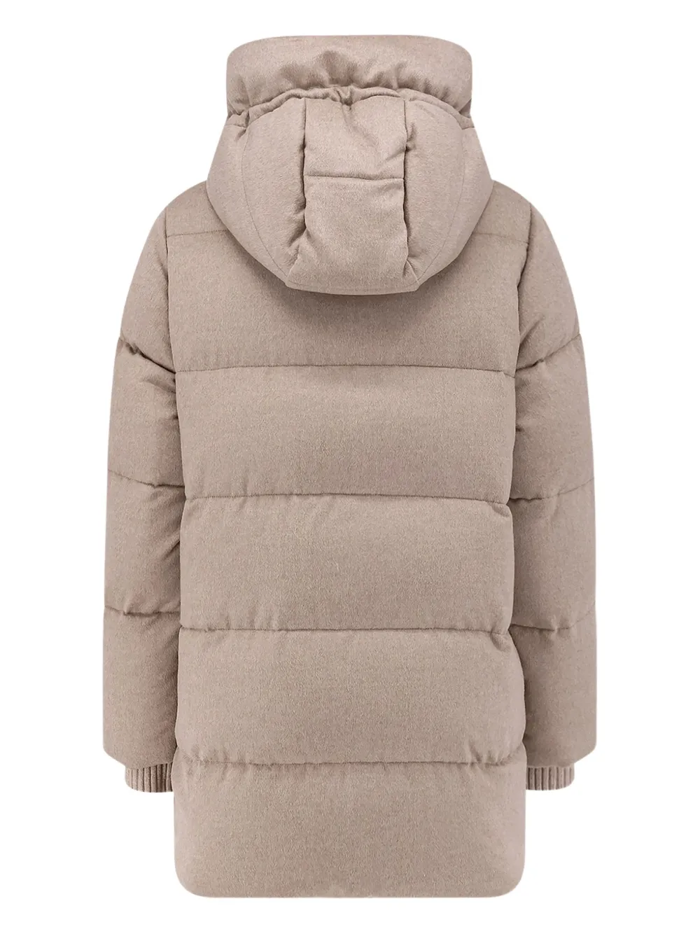 Moorer Carinzia Wool And Cashmere Down Jacket In Brown