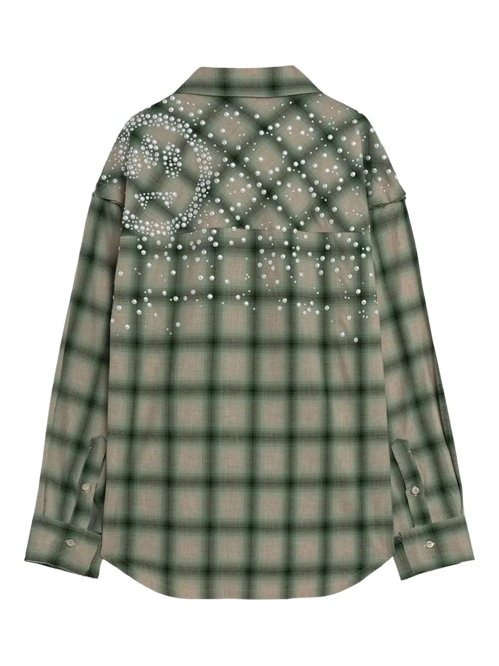 BARROW check studded shirt | Image 2