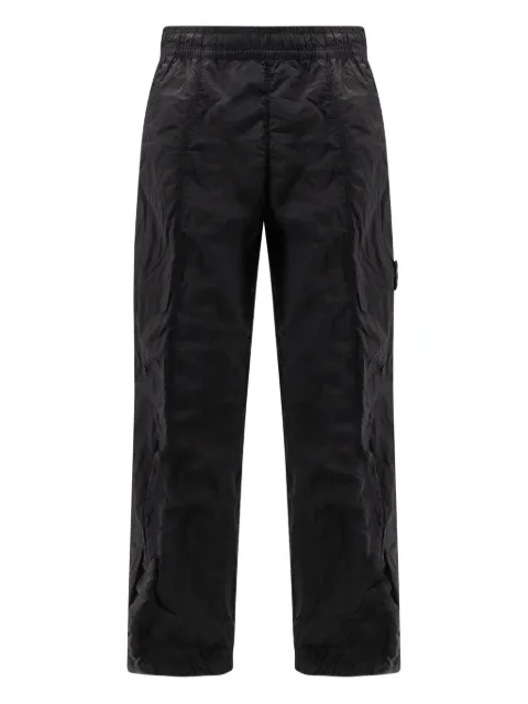 Stone Island elasticated-waistband logo-patch trousers