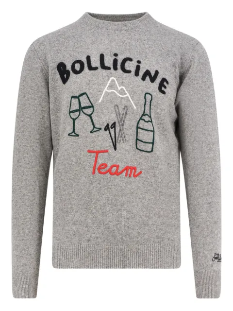 MC2 Saint Barth logo-patch crew-neck sweater