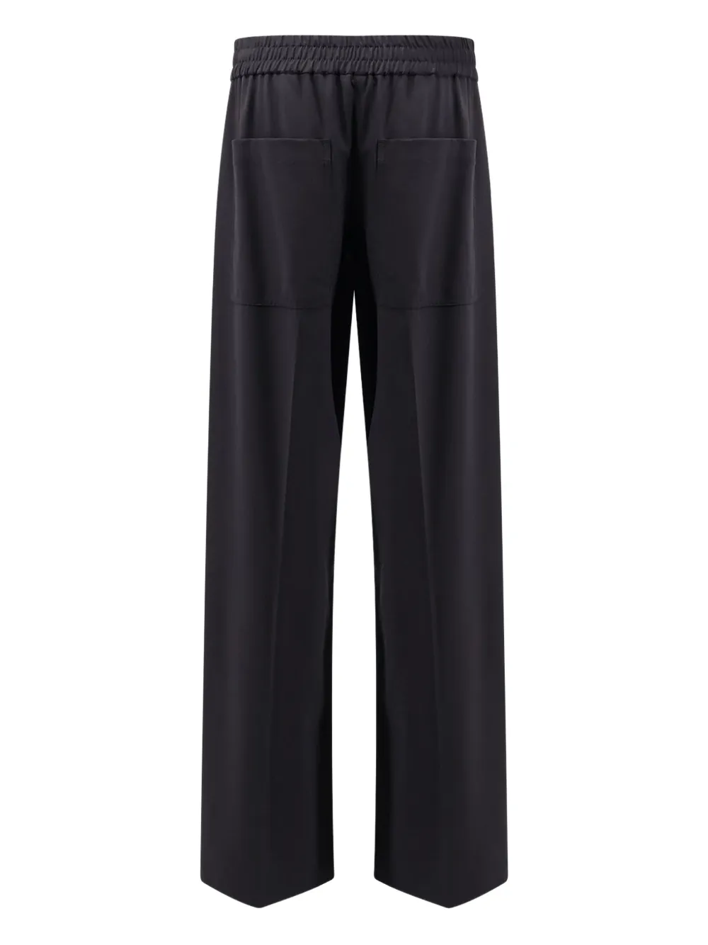 Brunello Cucinelli elasticated patch-pocket trousers - Zwart
