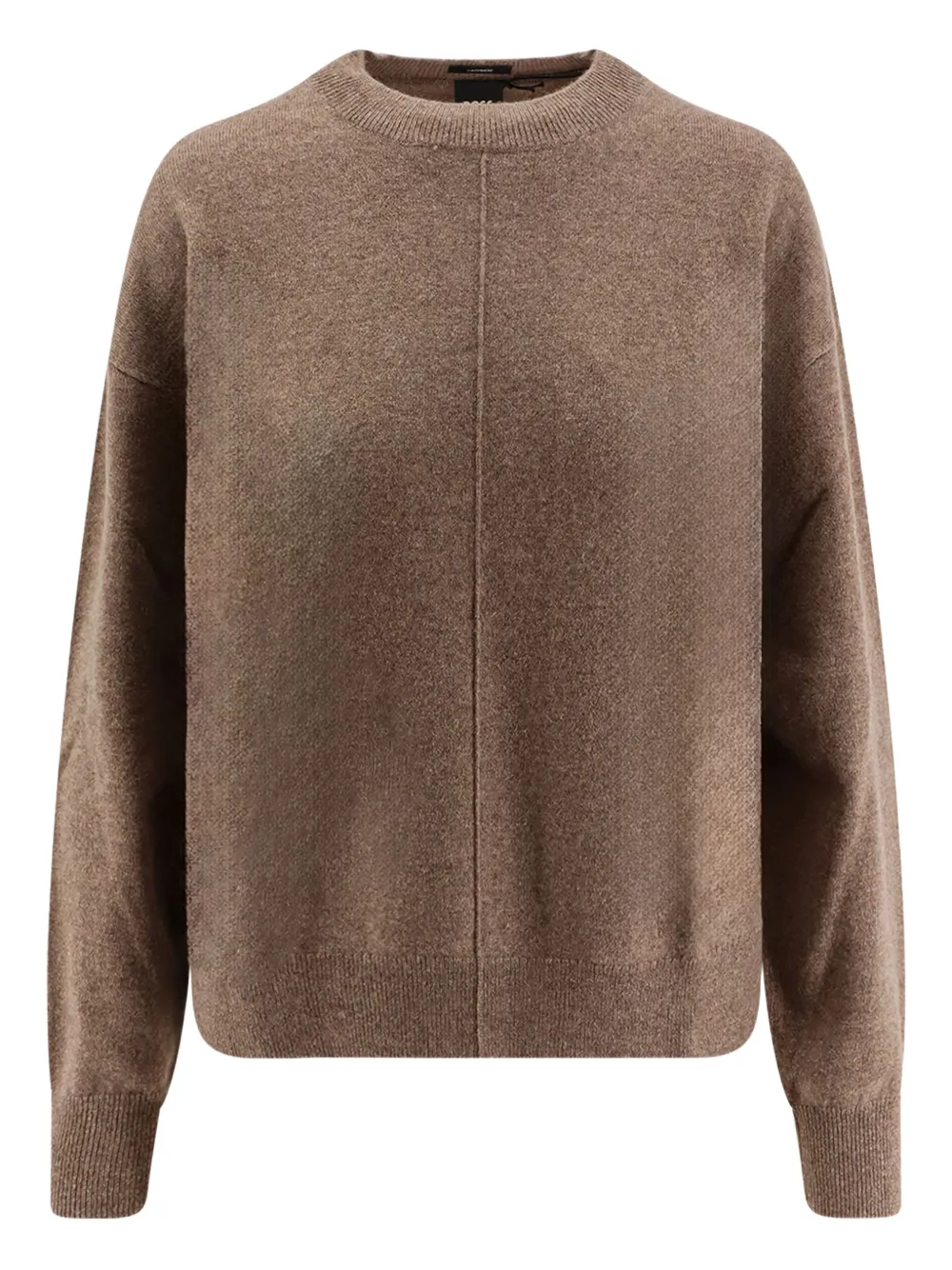 Hugo Boss Cashmere Sweater In Brown