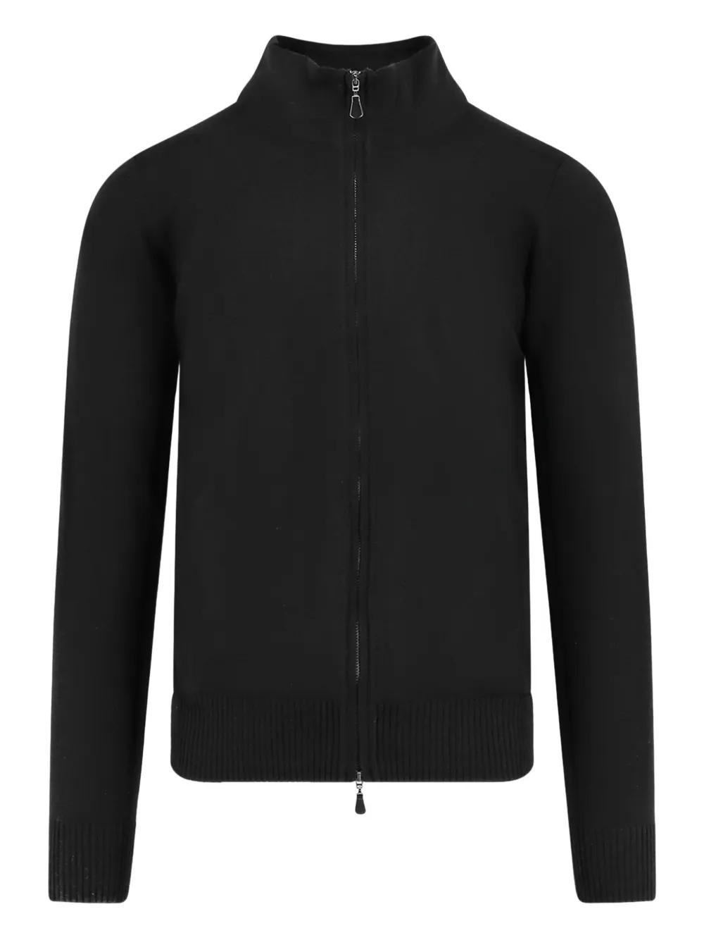 ALPHA STUDIO zip high-collar cardigan | negro | Image 1