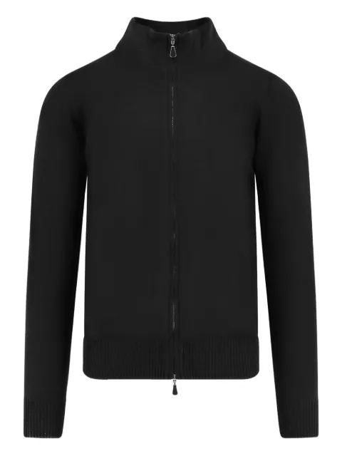 ALPHA STUDIO zip high-collar cardigan
