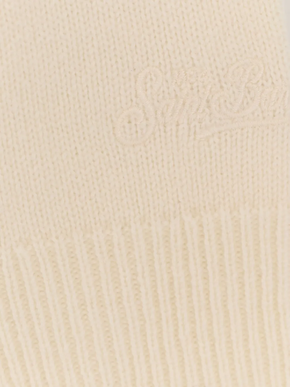 Mc2 Saint Barth Sorbonne Embroidered-logo Sweater In Neutral