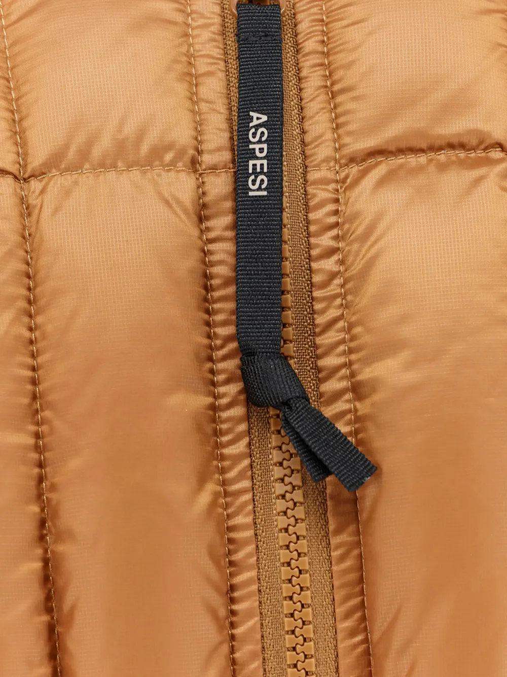 Aspesi Nylon Down Jacket Adjustable Hem In Orange