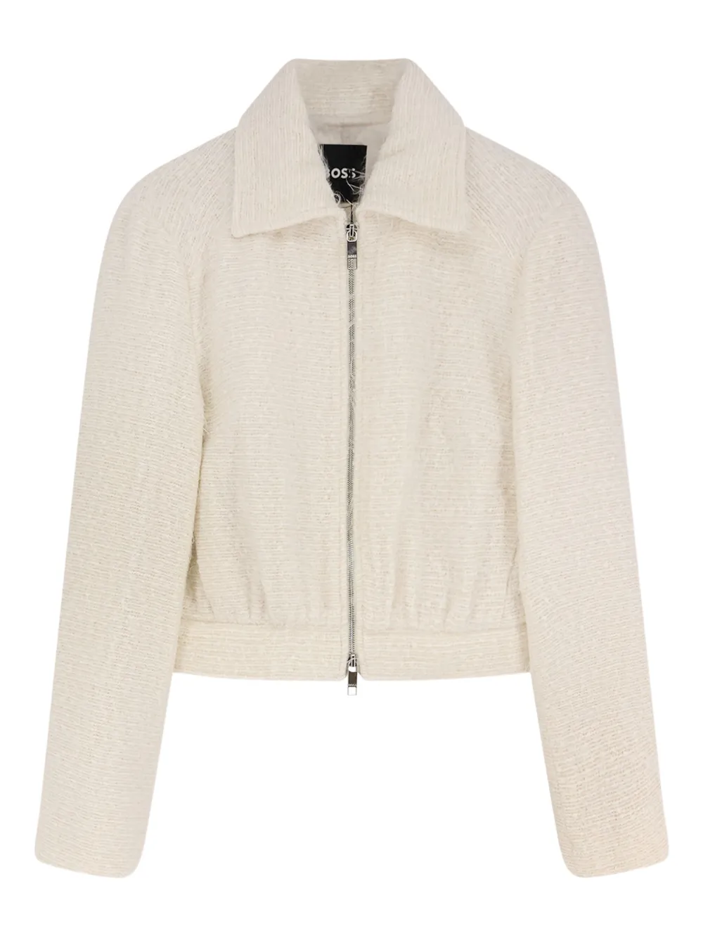 BOSS zip-fastening wide-collar jacket | neutro | Image 1