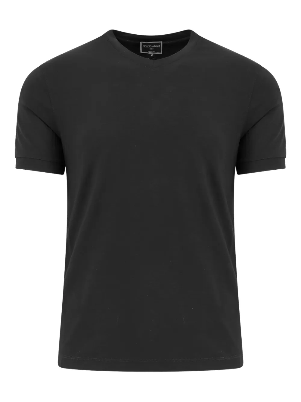 Giorgio Armani playera con cuello en V | negro | Image 1