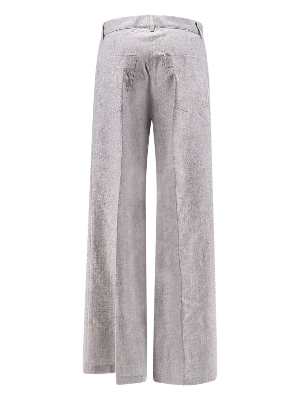 ASPESI belt-loop palazzo pants - Grijs