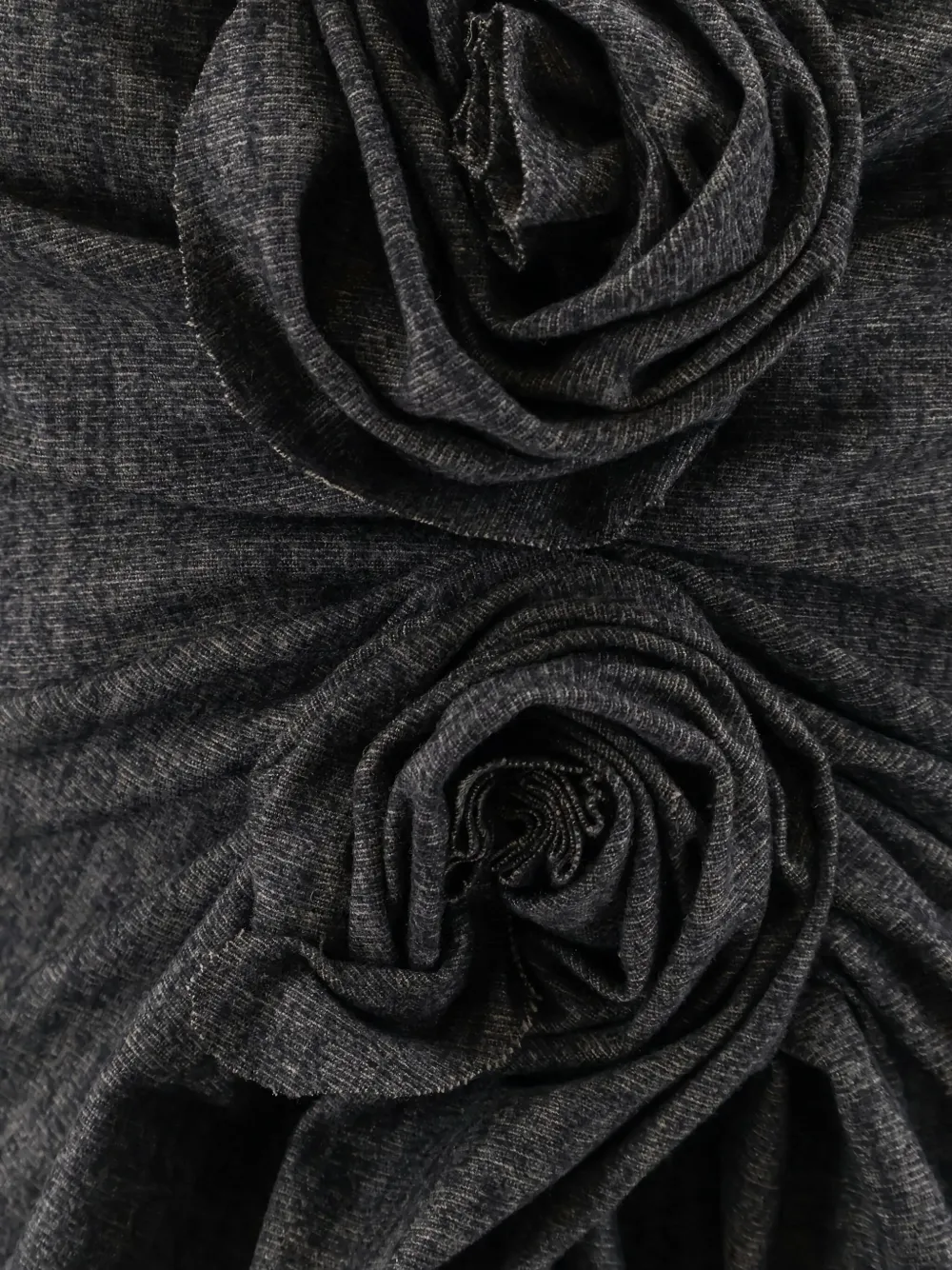 Alberta Ferretti Ruffled Long-sleeve Midi Dress In Multi