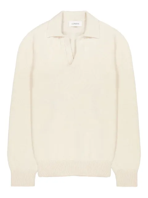 Laneus ribbed-collar sweater