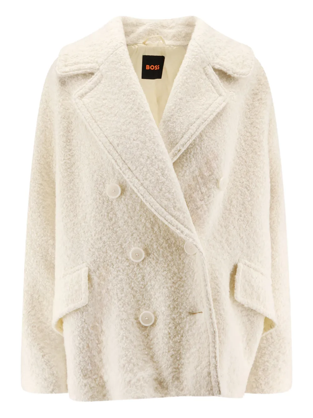 BOSS double-breasted coat | Neutrals | Image 1