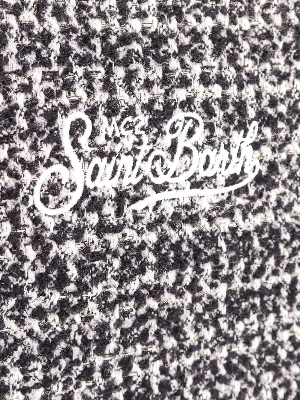 Mc2 Saint Barth Vanity Tweed Wool Blend Shoulder Bag In Multi