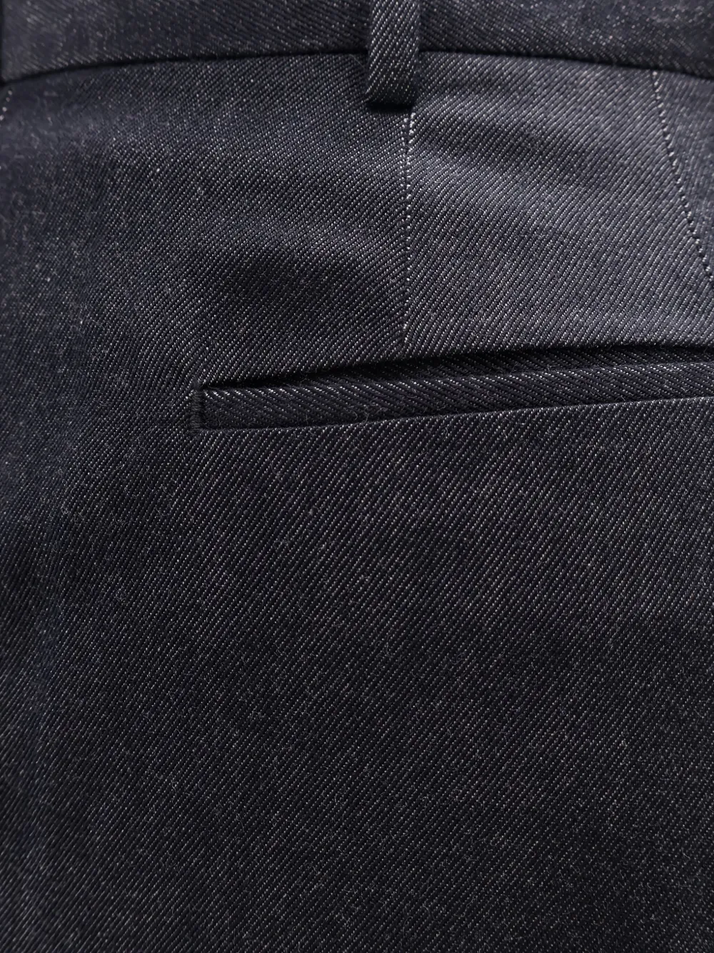 Pt Torino Quindici Edge Wool And Cotton Trousers In Blue