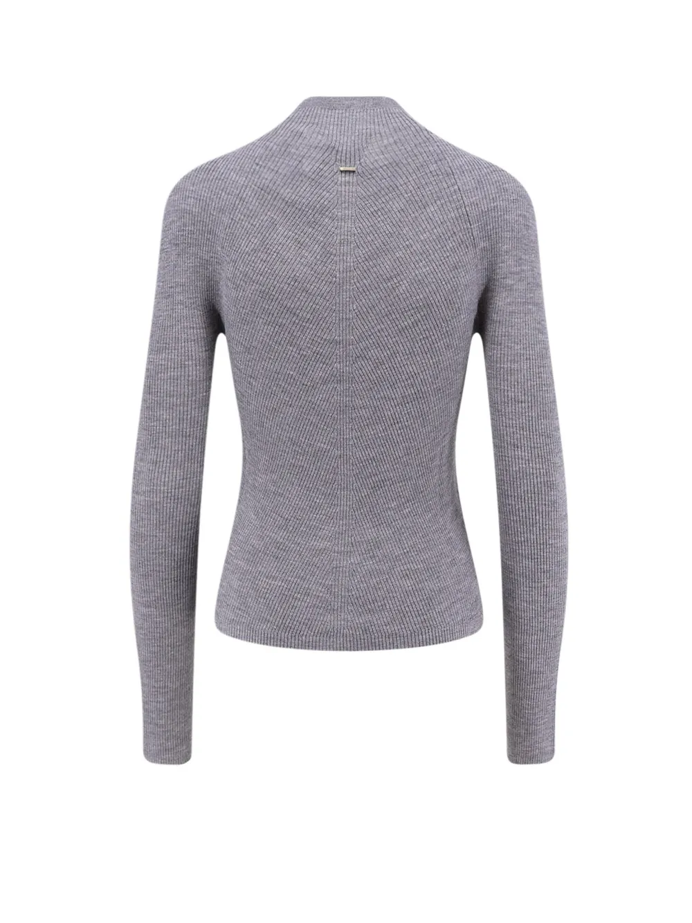 Hugo Boss Foliora Virgin Wool Turtleneck In Gray