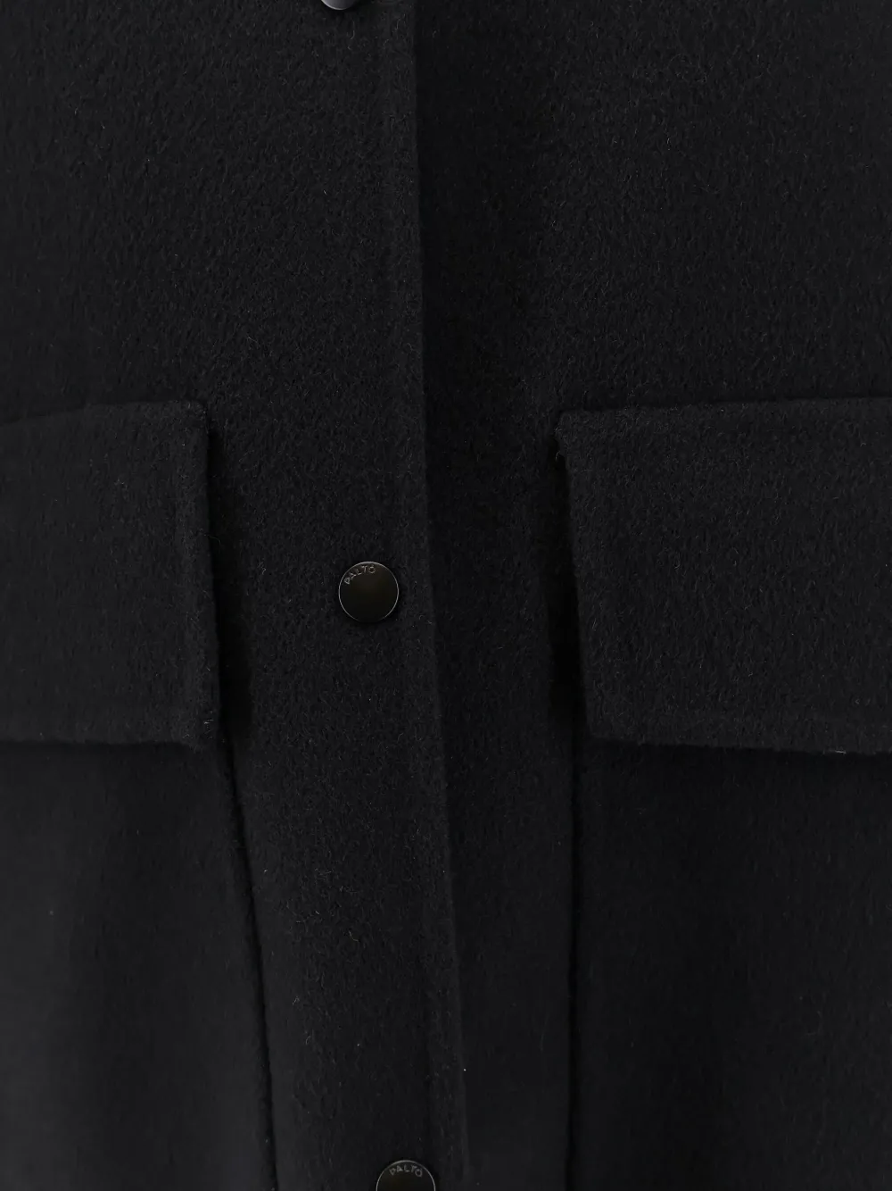 Paltò Susanna Flap-pocket Pointed-collar Jacket In Black