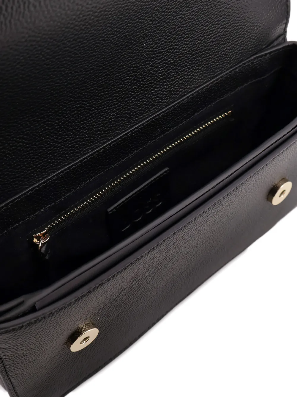 Hugo Boss Boss Women Boss Beyond Leather Shoulder Bag In Black