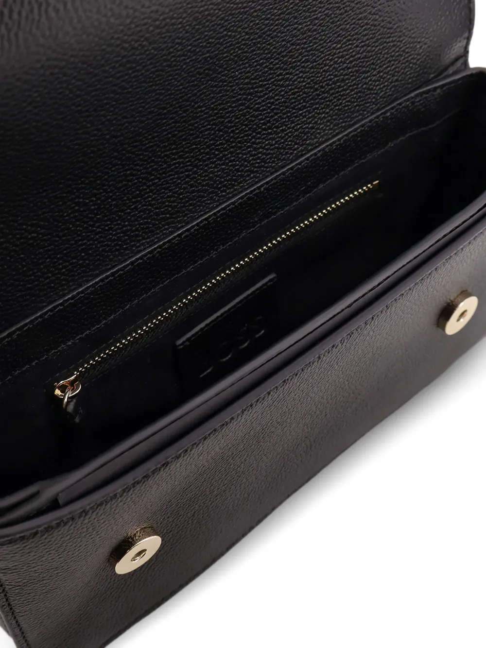 BOSS Double B schoudertas met monogram Zwart