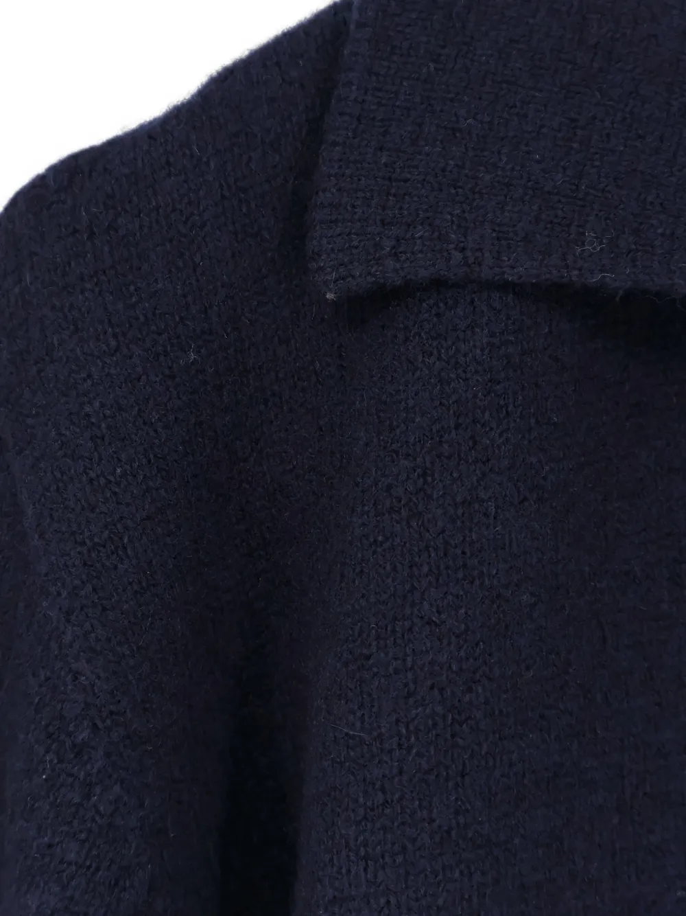 Laneus Merino Wool And Cashmere Blend Sweater In Blue