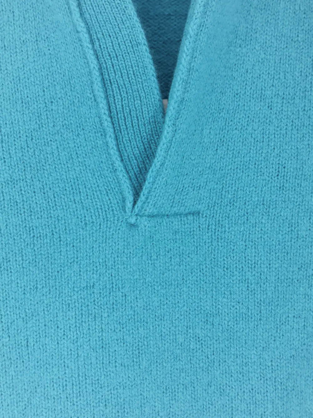  Laneus Classic-collar Sweater - Blue 