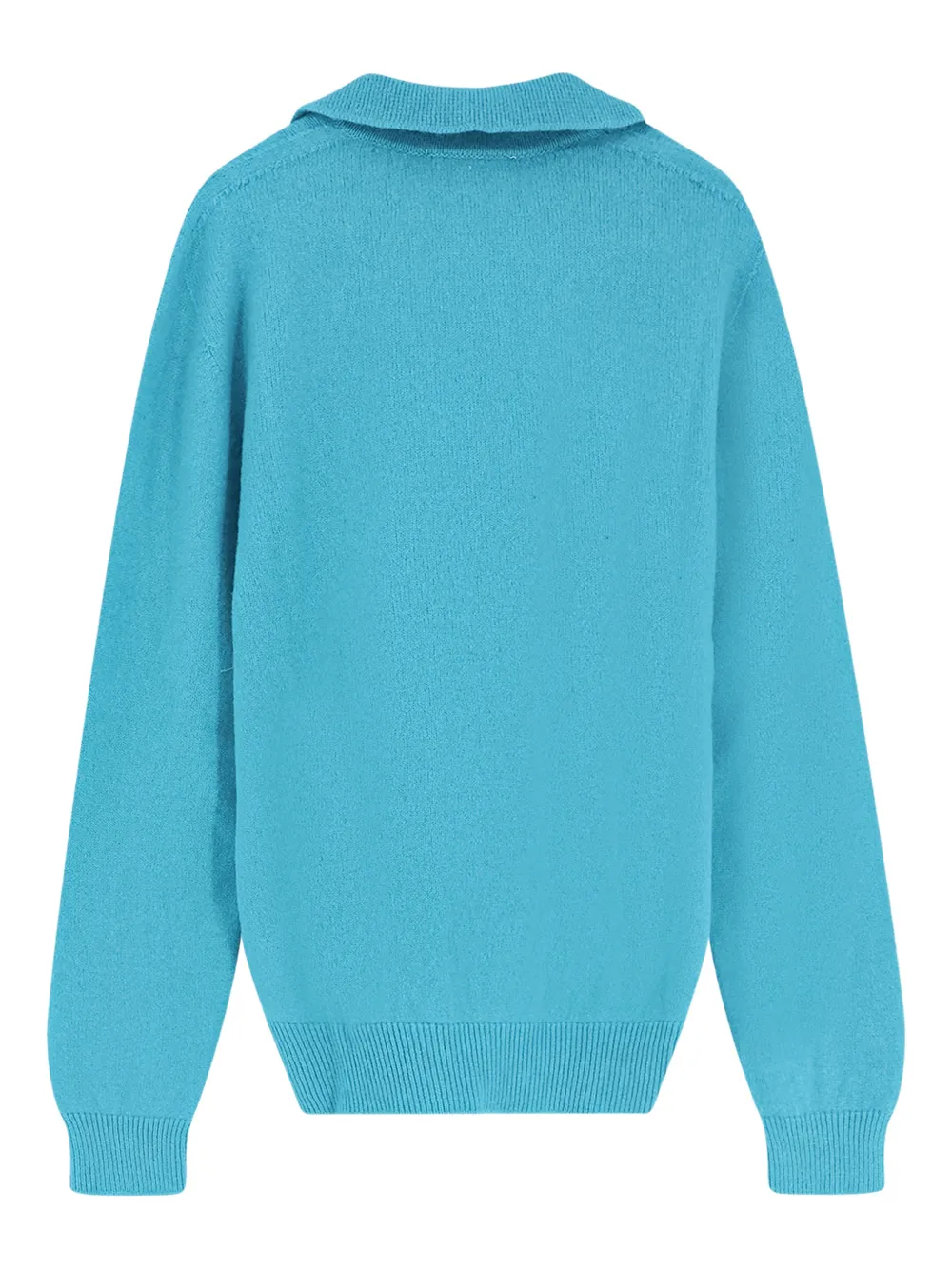 Laneus classic-collar sweater - Blauw