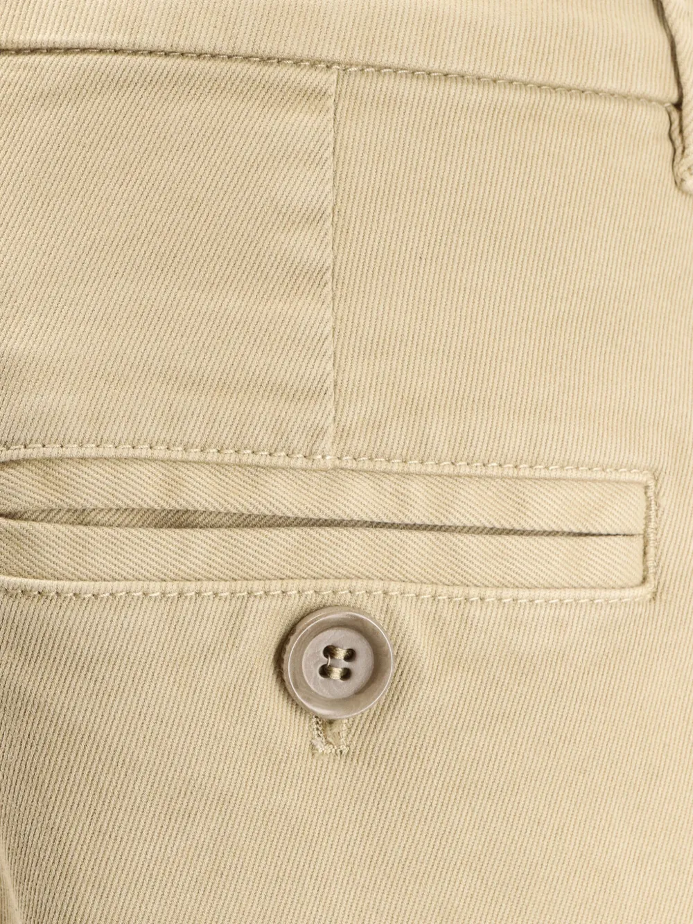 ASPESI Pantalon met zak en knopen Beige